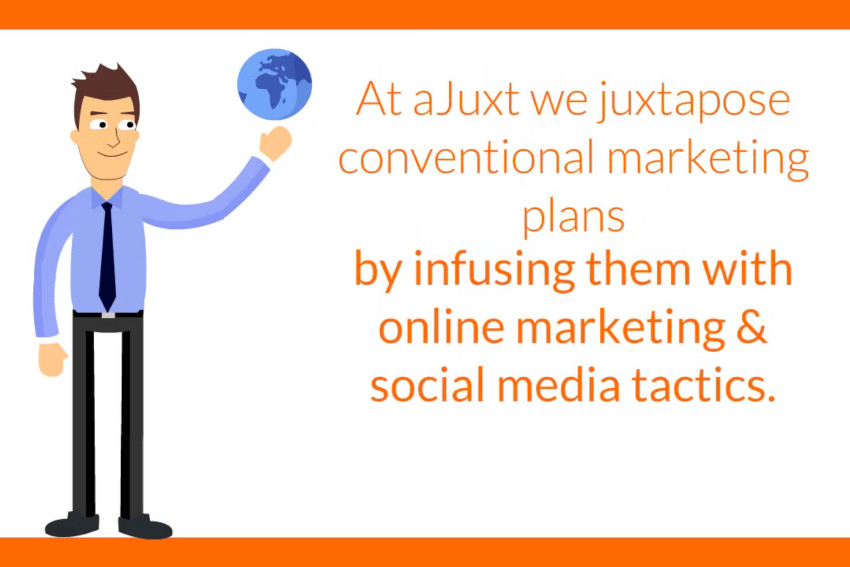 A screen capture from the ajuxt media group short video