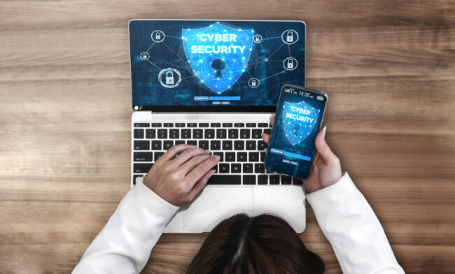 Cyber Security And Digital Data Protection Concept