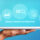 Search Engine Optimization, Male Hand Holding Digital Tablet With Seo Word And Seo-Optimization Tools Icons Over Blue Background.